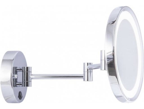 Aplique para WC  Reflex LED (8W - Vidro, Metal - Espelho)