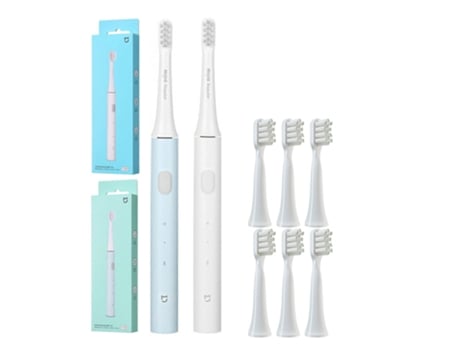 Escova de Dentes Eléctrica Sónica Mijia T100 Escova de Dentes Automática Ultra-Sónica para Adultos Escova de Dentes Usb À Prova de Água GRPT