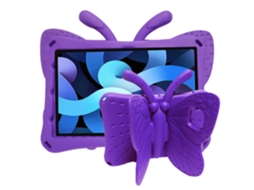 Capa Panoona Para Samsung Galaxy Tab S6 Lite Sm-t610/615 (2020) De 10,4 Polegadas ,eva Rígido E Antichoque ,suporte Borboleta Roxo
