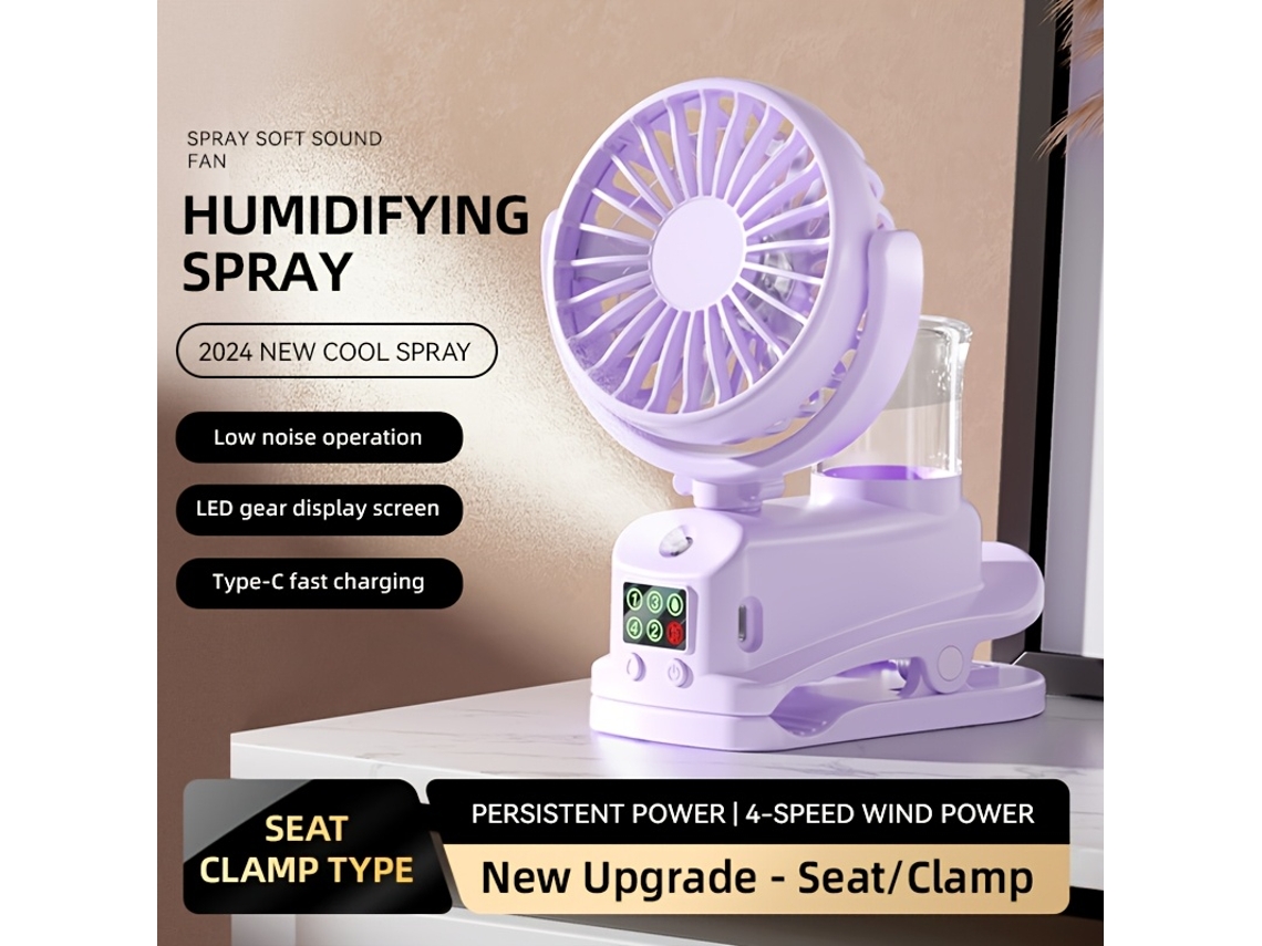 Esta É uma Unidade Combinada de Ventilador e Humidificador com Configurações Ajustáveis de Fluxo Ar Humidade, Uso Simples STELASPLEN