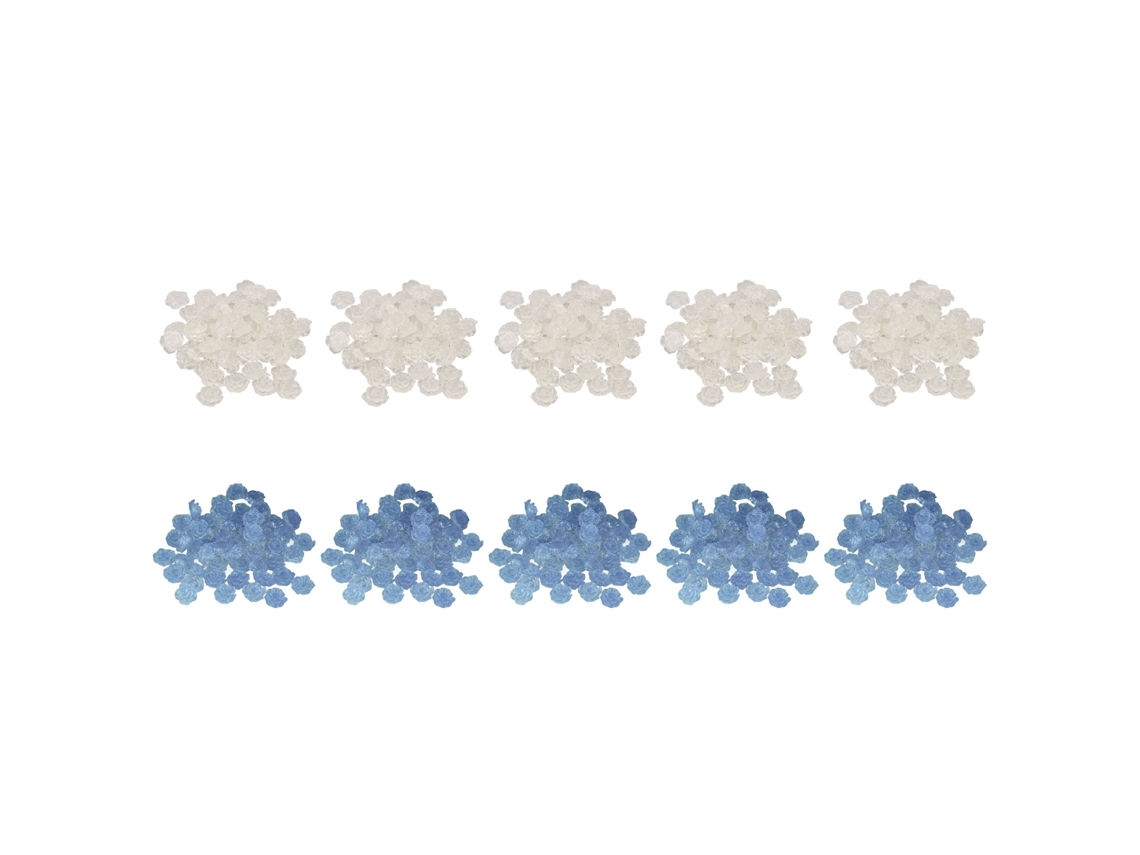 10 Sacos Decoração De Unhas Em Forma De Camélia 3d Diy Resina Com Mudança De Cor Exquisita Para Mulheres Azul
