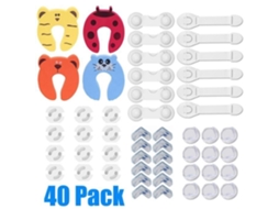 Kit De Segurança Infantil Com 40 Peças Brilvibera