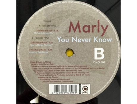 Vinil You Never Know Okina Music Group
