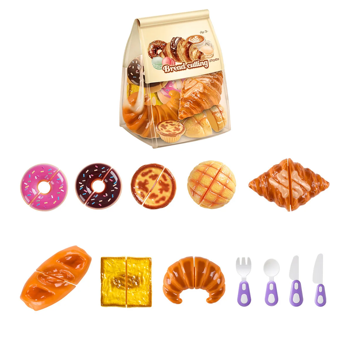 Brinquedo de Cozinha Infantil, Realista, Ideal para Brincadeiras de Faz de Conta. MDUG