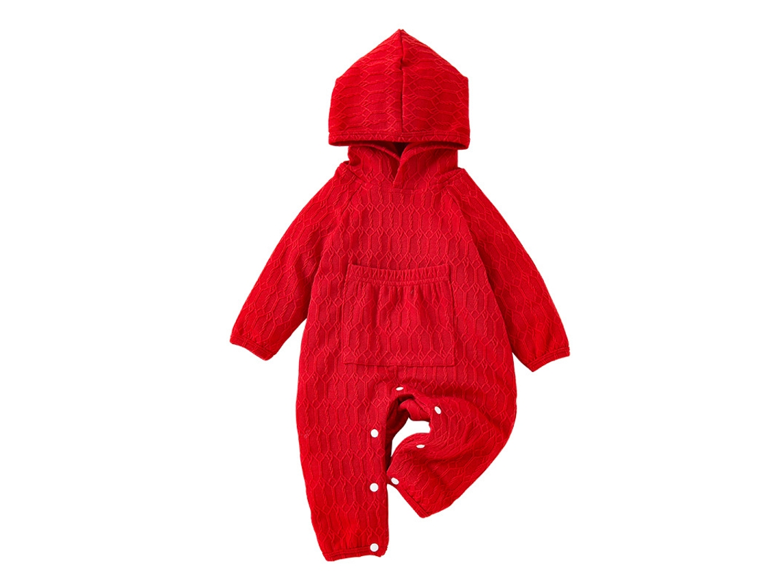 Roupas de Natal para Bebê Macacão de Manga Comprida para Bebê Engatinhar 92 Cm