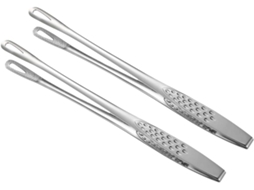 Conjunto De 1 Pinça Aço Inoxidável Para Alimentos, Ideal Para Churrasco E Cozinha Feita Em Aço Inoxidável Antiderrapante