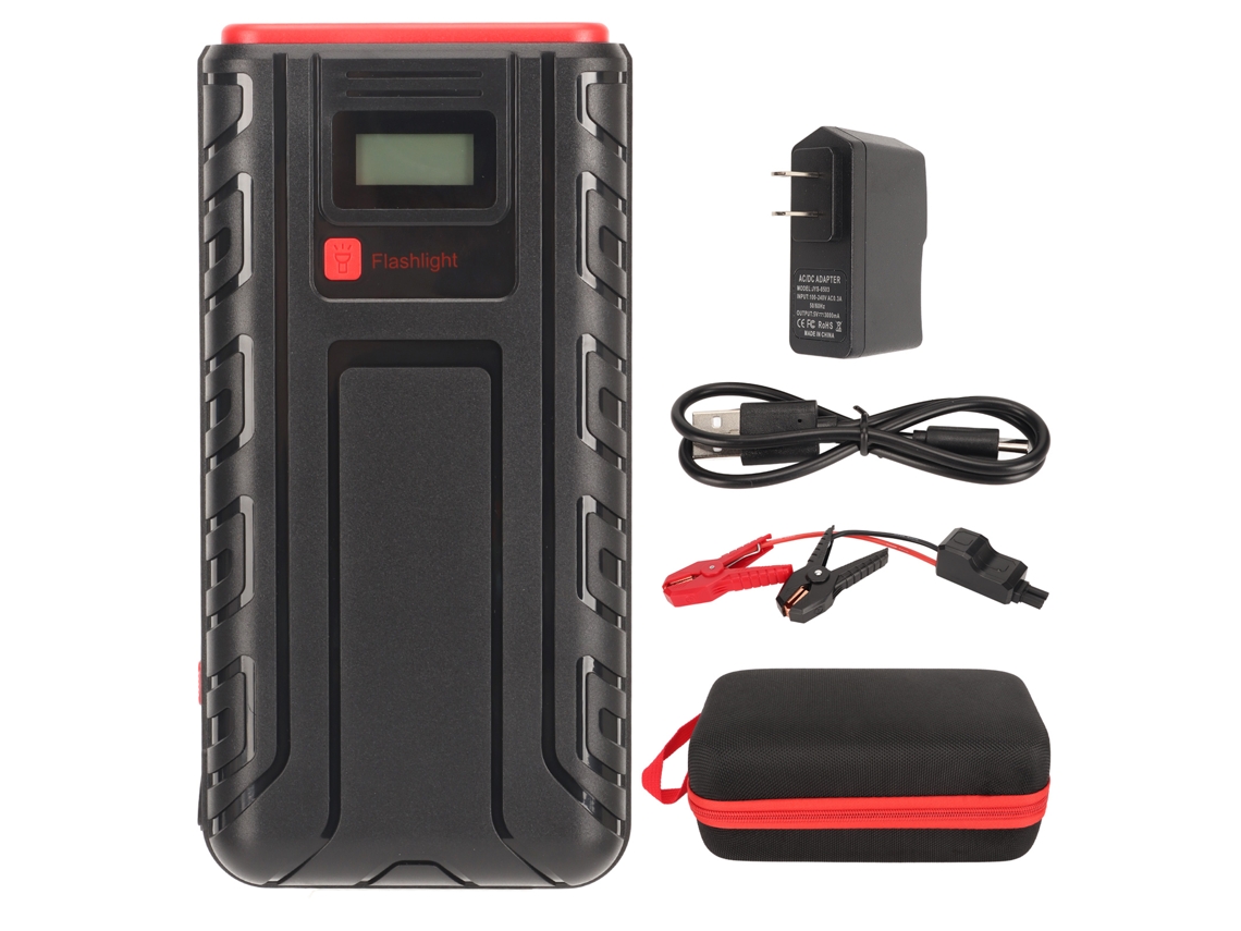 Iniciador De Carro Portátil 12v 3000a 30000mah Luz Led