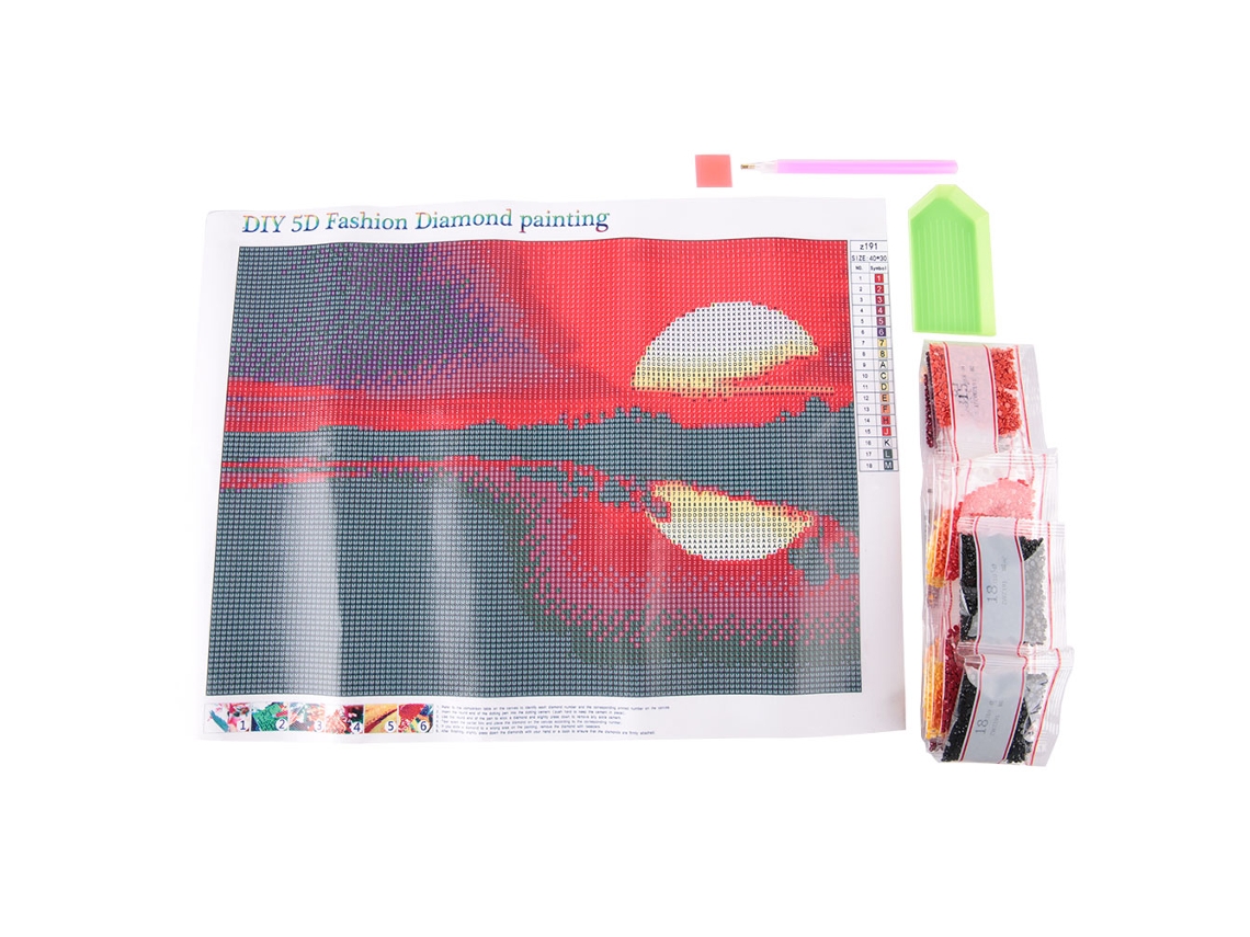 Laxiscreed Quadro De Diamante Diy 5d Com Perfuração Completa, Ideal Para Arte E Decoração De Interiores
