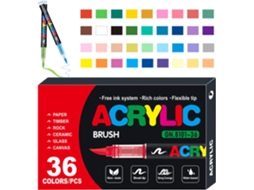 Marcador De Tinta Acrílica Générique, Caneta Para Pintura Artística E Artesanato, Marcadores Artísticos À