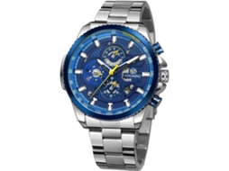 Relógio Masculino Cronógrafo Data Analógico Automático com Bracelete