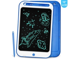 Quadro De Escrita Lcd, 10 Polegadas, Brinquedos Educativos, Desenho Eletrônico, Para Caligrafia E Rabiscos Crianças Adultos (azul Aquaforge