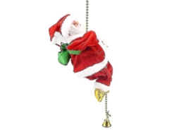 Boneco elétrico do Papai Noel em caixa de presente para Natal, casamentos, aniversários e ocasiões especiais.