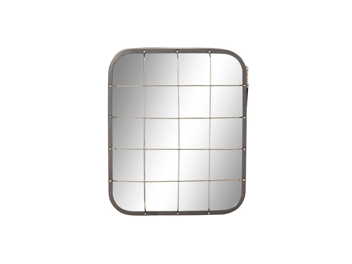 Espelho de Parede Dkd Home Decor Metal 45.5 X 7.5 X 55 Cm