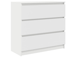 Vidaxl Aparador 80x35x76 Cm Derivados De Madeira Branco