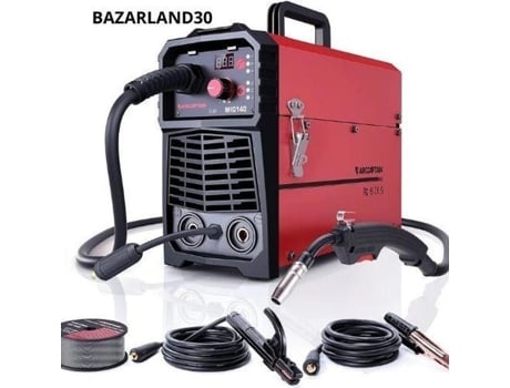 Bazarland30. Máquina De Solda Mig Mag 140 A 220 V Mig/lift Tig/mma 3 Em 1 Máquina De Soldagem A Gás De Proteção/fio De Preenchimento