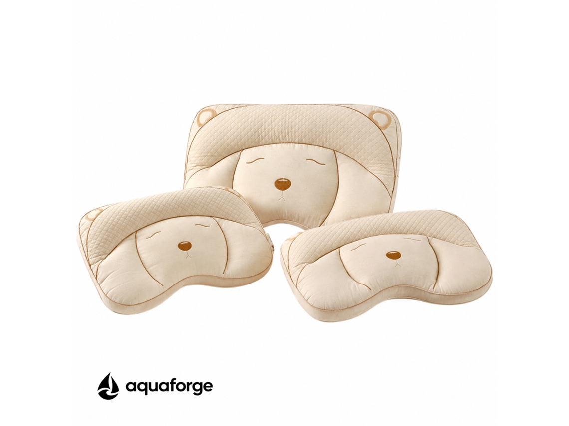 Almofada Cervical Ergonómica Algodão 30 X 50 Cm