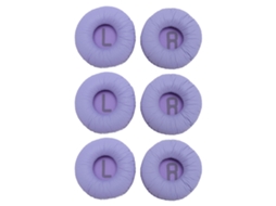 6pcs Almofada Ouvido Headset Substituição Conforto Aumentado Isolamento Ruído Espuma Para Tune 600btnc 660nc Roxo