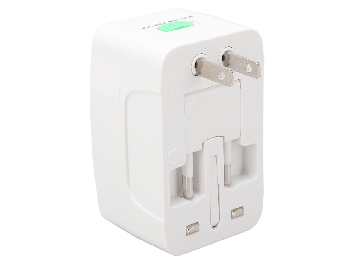 Laxiscreed Conversor De Energia Universal Para Viagens Com Usb, Compatível Em Todos Os Países