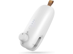 Seladora e cortadora manual portátil Sache Sealer Mini USB 2026, recarregável, 2 em 1.