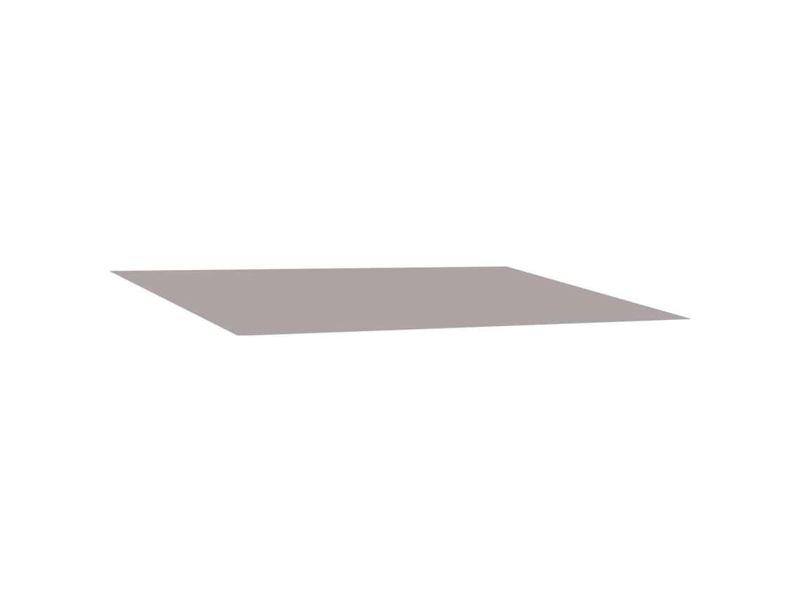 Vidaxl Tecido De Substituição Para Toldo Cinzento-claro 400 × 350 Cm