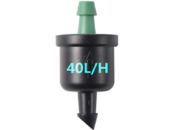Conjunto de 4 aspersores, 360 graus, conexão interna 6 mm, S/MARCA