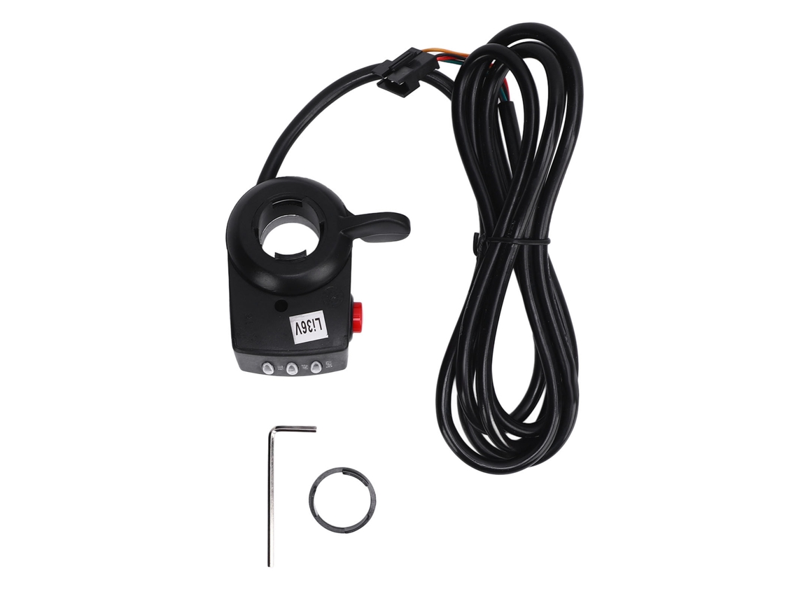 2026 mando de Acelerador Pulgar para Bicicleta Eléctrica 36v15dx Con Pantalla de Batería Estabilidad Alta para Manillar 2.22cm