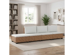 Vidaxl 4 Unid. Conjunto De Lounge Em Rattan Com Almofadas Gendt