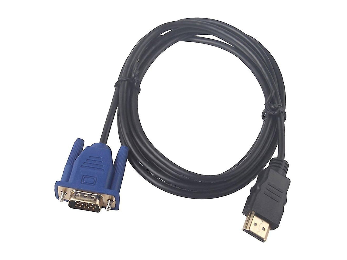 Adaptador Lurelia Cabo Hdmi Para Vga, 1080p, 1080i, 10 M, Com Áudio, Compativel Com Ps3, Prata