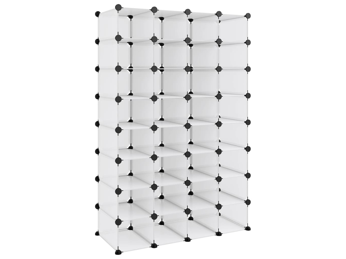 Shoe Rack, Shoe Racks Vidaxl Transparente Polipropileno (93 X 36.5 X 140 Cm)