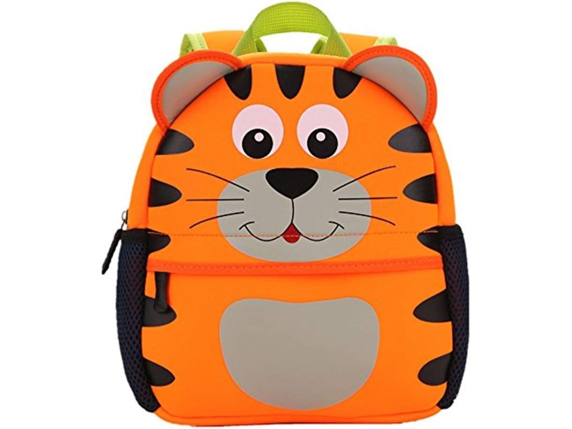 Mochila Infantil, Escolar Para Bebês E Crianças Pequenas, Estampa De Animais, Infantil 2 A 7 Anos Aquaforge (tigre)