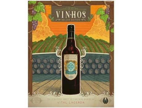 Jogo de Tabuleiro  Vinhos Deluxe (Inglês - Idade Mínima: 12)
