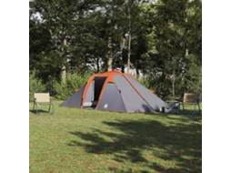 Vidaxl Barraca Túnel Cinza E Laranja 510 X 240 X 156 Cm Tafetá