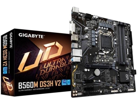 Motherboard GIGABYTE B560MDS3HV2 (Socket LGA 1200 - Intel B560 - ATX)