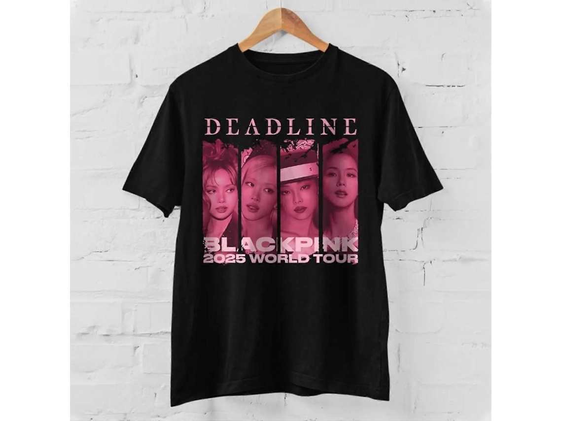 Blackpink Deadline World Tour 2025 T shirt Fans Support Unisex Best Sellers Sizexl ROCKINSTONE