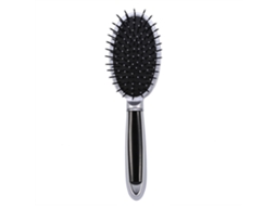 2026 pincel para Pentear Cabelo Úmido e Seco com Cerdas Suaves Peine de Massagem Ferramenta de Cabeleireiro Cor Prata
