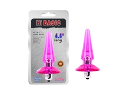 Plug Anal Com Vibração Nicoles 2,5 X 3,2 Cm Rosa CHISA