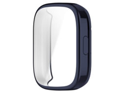 Capa Protetora Lurelia Para Redmi Watch 3 Azul Meia Noite