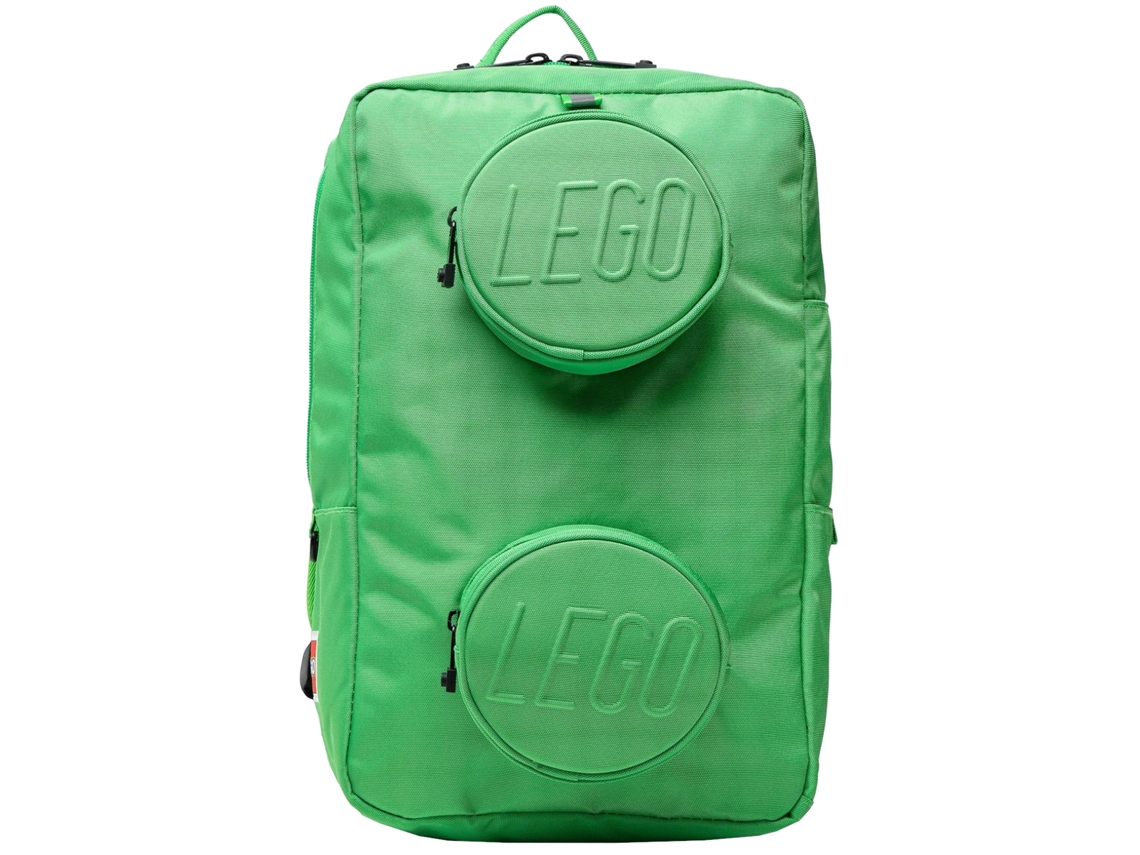 LEGO Brick 1X2 Backpack 20204-0037 para Um Menino Mochilas Verde One Size Eu