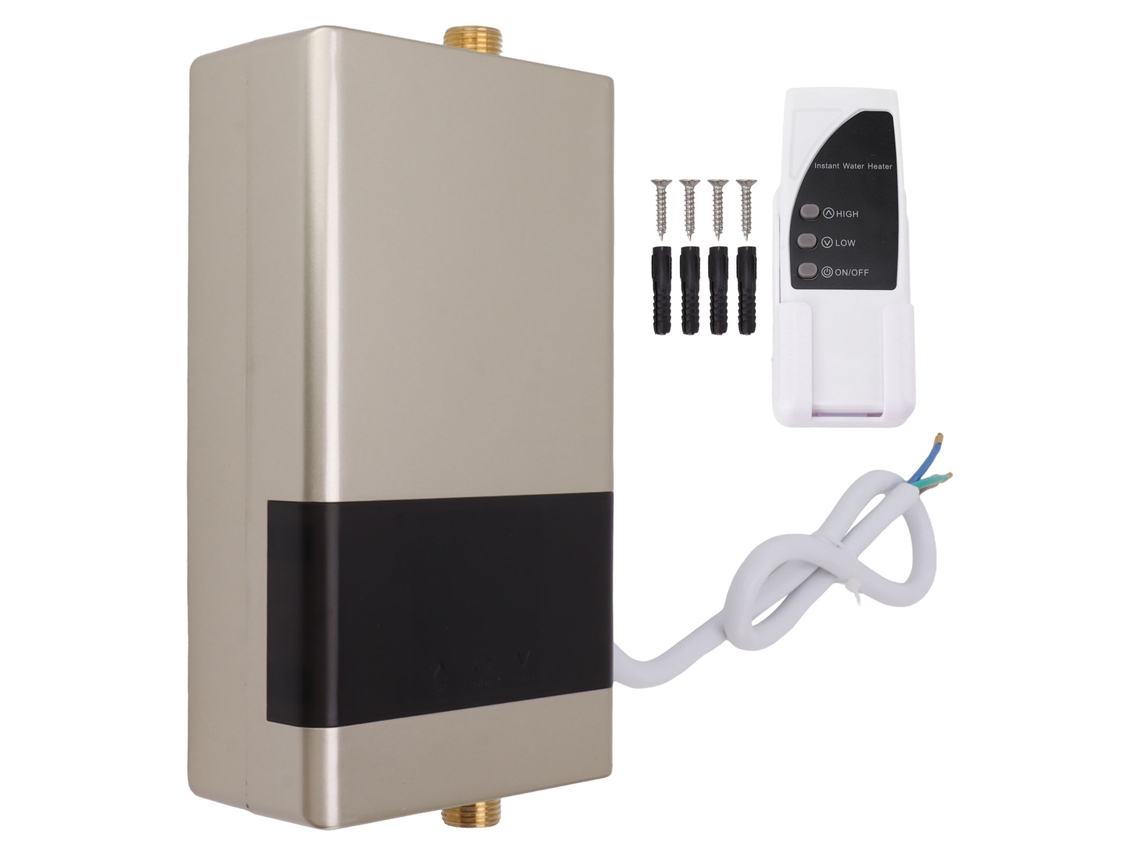 Aquecedor de água elétrico indoor 4000w com comando remoto para cozinha LAXISCREED