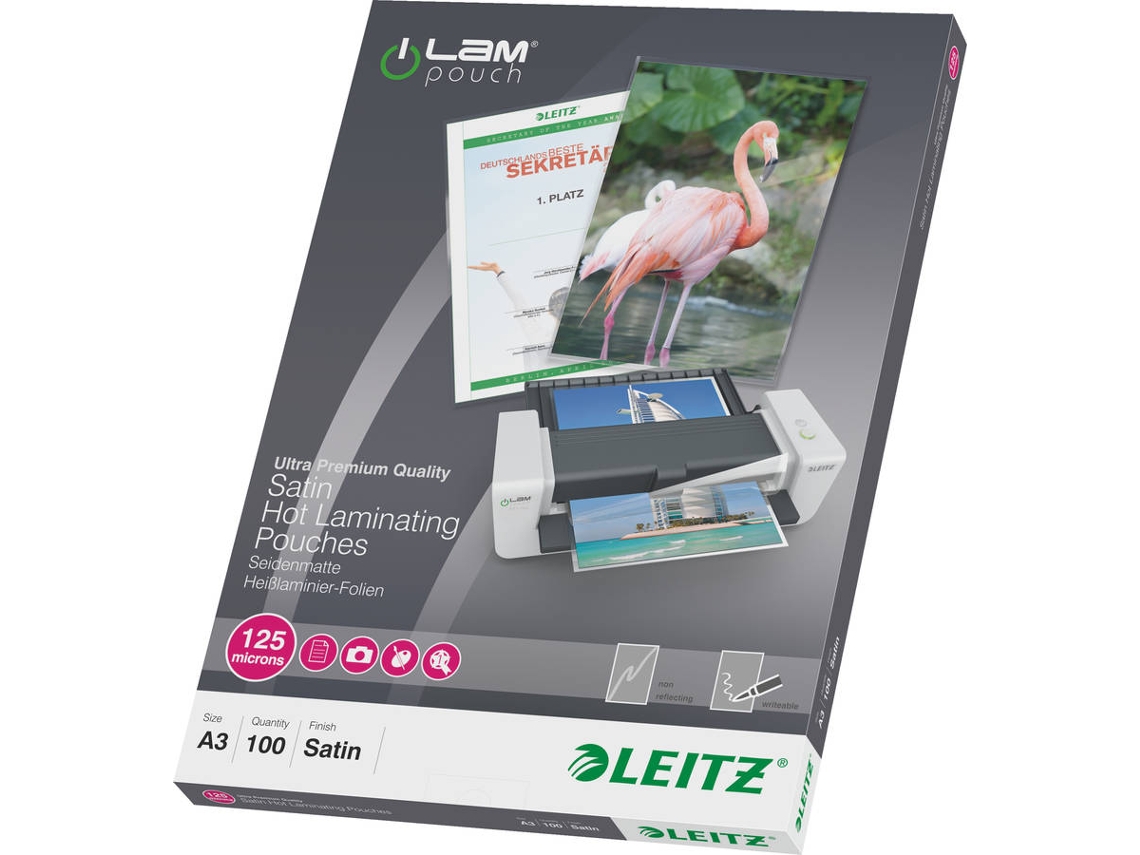 Bolsas de Plastificação LEITZ 16924 Transparente (100 un - A3)