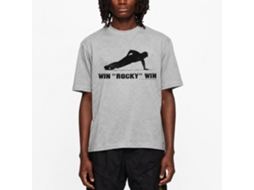 Rockinstone Rocky Movie Win More Heather Gray Adult T-shirt Size:m