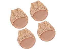 2 Pares De Palmilhas Antiderrapantes Para Calcanhar, Confortáveis E Estilosas, Com Cadarço