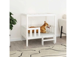 Vidaxl Cama 95,5x73,5x90 Cm Madeira De Pinho Maciça Branco