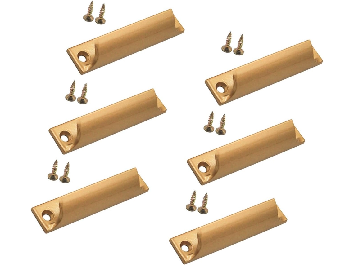 Conjunto De 6 Puxadores Pretos Para Gavetas, 7, 6cm 3 Polegadas, Puxadores Para Armários, Ideais Para Renovar Cozinhas E