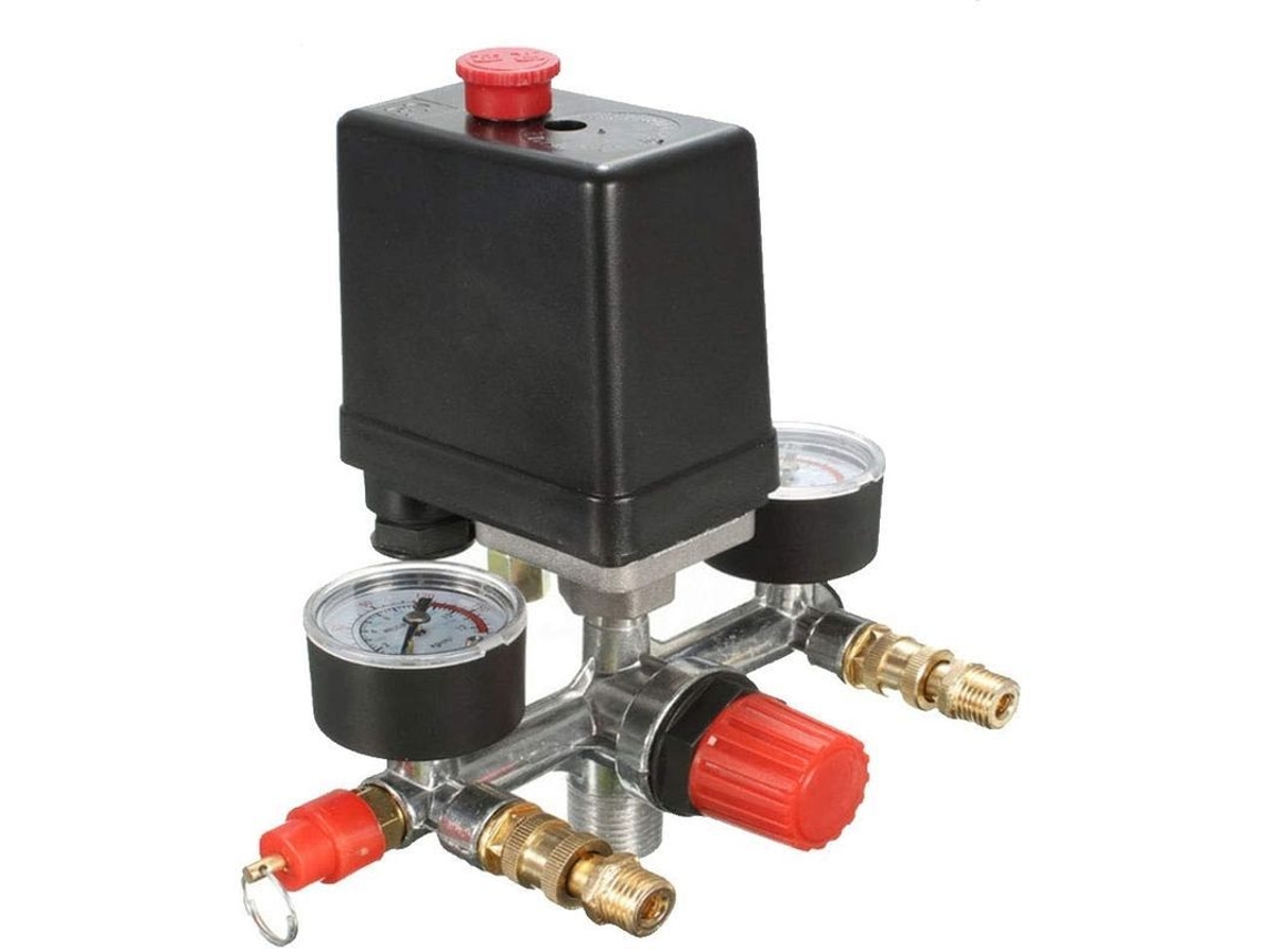 Interruptor De Pressão Para Compressor De Ar Com Resistência E Válvula De Controle