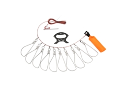 Kit de Presa de Peixe com 10 Ferramentas para Pesca Ao Ar Livre