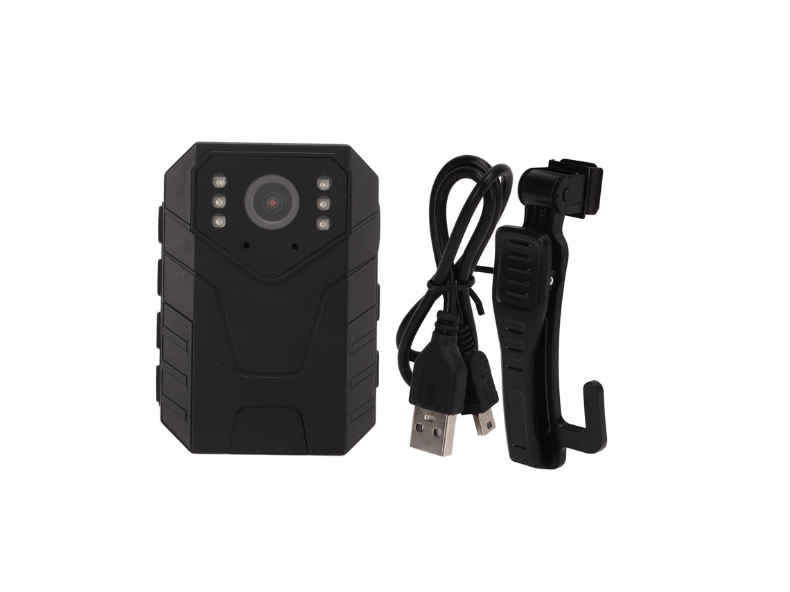 Câmara Corporal Mini Portátil 4k Hd Para Segurança E Vigilância Policial, Clip On