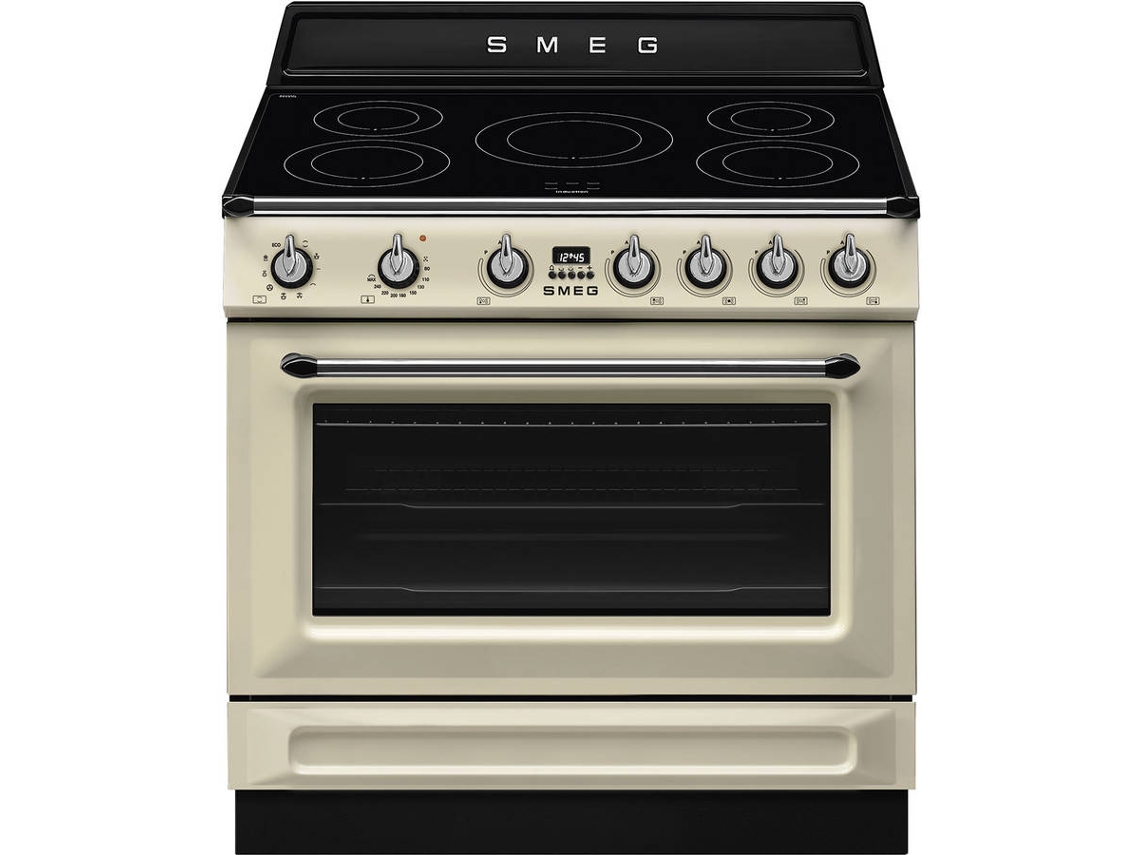 Fogão SMEG Victoria TR90IMP (129L -  Elétrico de indução - Creme)