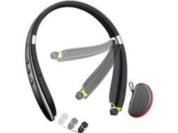 Auriculares Sem Fios Bluetooth 5.0 Som Estéreo Cancelamento De Ruído Microfone Para Chamadas Estojo De Carregamento Amarelo Lurelia