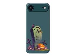 Capa Para Iphone Air Com Estampa De Lápide De Halloween Em Tpu - Verde